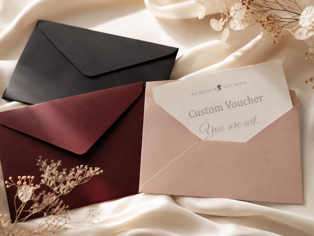 Voucher cadou personalizat Demeter Studios